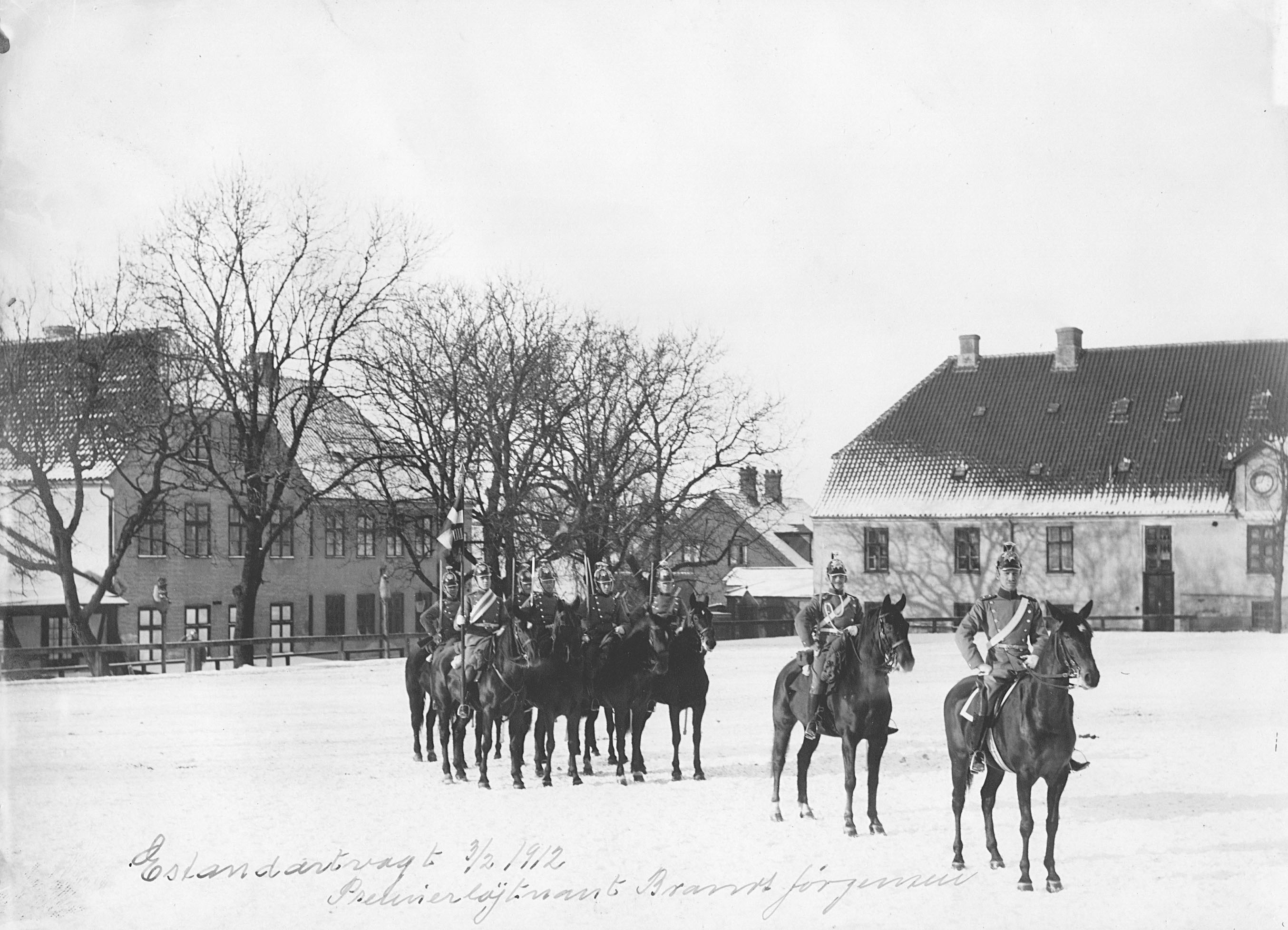 Estandart vagt 1912   NæsArk   Emanuel Arnholtz